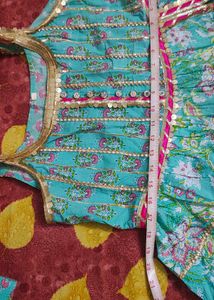 Anarkali Suit With Skirt And Dupatta (3 Piece)
