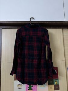 RIG Red Plaid Flannel Shirt