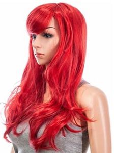Red Ariel Wig
