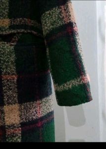 Green Plaid Coat
