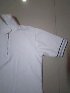 Casual White Polo Shirt