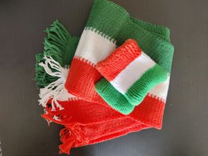 Independence Day Indian Flag Stole And Wrist Band