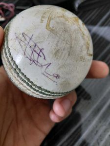 MS DHONI signed Used IPL Ball