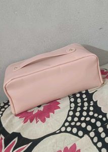 Cute Pink Makeup Organizer Bag