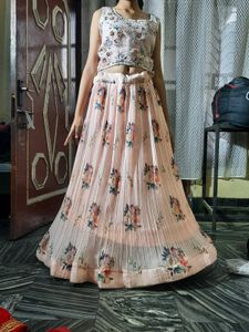 Baby Pink New Lehenga Choli Set