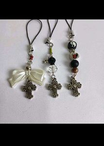 Cross phone Charm