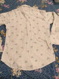 Printed White Shirt For Men