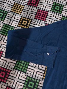 Navy Blue Casual Shirt