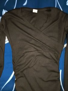 Brown Bodycon Long Sleeve Dress