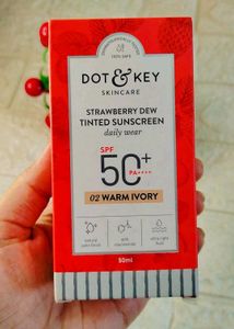 Combo Of Dot &amp; Key Strawberry Sunscreen &amp; Lipbalms