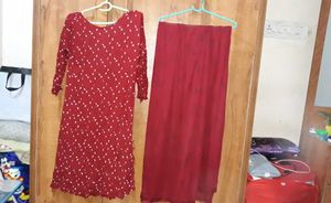 Cotton Kurti Dupatta Set