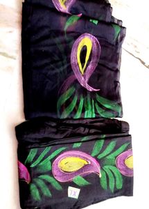 Hand-painted Legging With Dupatta
