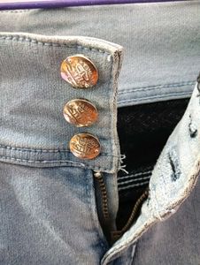 Embellished Denim Jeans