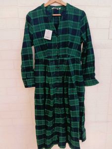 Green Plaid Dress