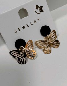 3 Pairs Flower &amp; Butterfly Earrings