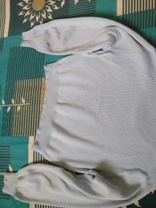 WOMEN OVERSIZED CROP SWEATSHIRT