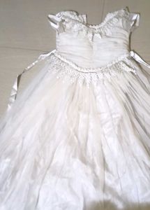 Elegant White Lace Dress