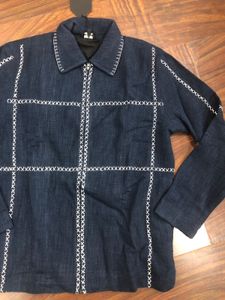 Dash &amp; Dot Stylish Denim Jacket Full Zip