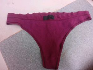 Victoria &#39;s secret Burgundy Thong