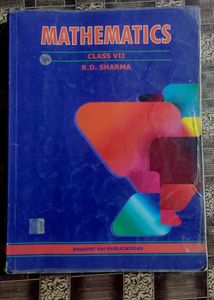 R.D. Sharma Mathematics Book for Class 7