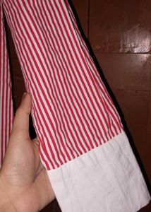 Striped Red &amp; White Shirt