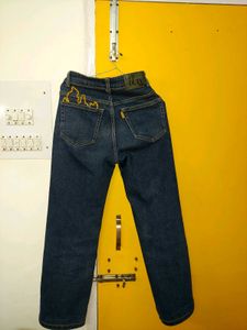 Dark Blue Denim Jeans