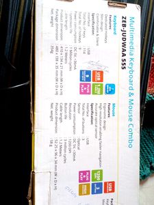 {PRICE DROP}Zebronics Judwaa 555 USB Wired Multimedia Keyboard With Free USB TYPE Cable. (Please Create Combo And Save On Delivery Fee. Check My Profile 🙂)