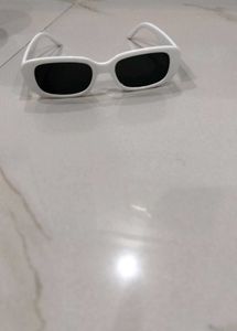 White Frame Sunglasses