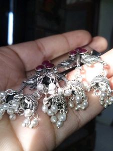 Silver Birds Classy Jhumkass
