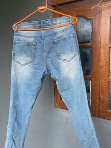 Dressberry Stylish Striped Jeans loose fit