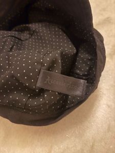 Accessorize Cute Black Cap with ribbon