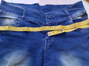 Navy Blue Stylish Strechable Jeans For Women🎀