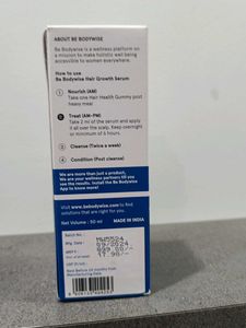 Brand New Be Bodywise Hair Serum