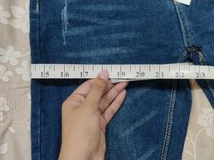 Zara Distressed Hem Jeans