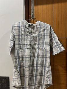 Checkered Casual Top