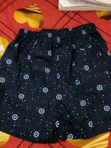 Navy Printed Boxers