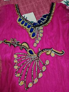 Pink Anarkali Dress