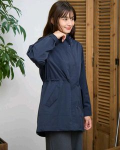 🐊 Crocodile Navy Trench Coat