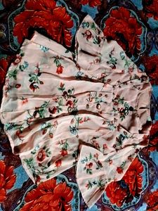 Pink Top With Floral Print