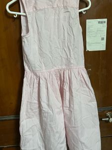 Pink Sleeveless Frock For Girl