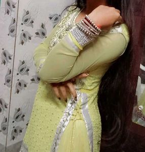 Yellow Anarkali Suit For Wedding And Party