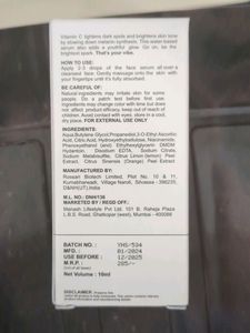 Brightening Vitamin C Face Serum-Good Vibes brand