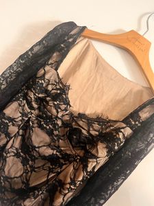 Brand New Lace Top With Plunge Neck