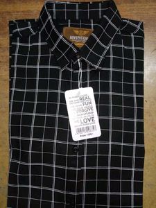 Checked Black Shirt