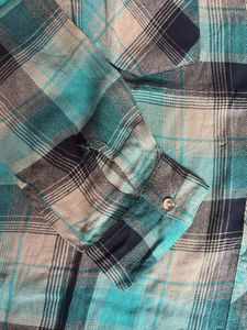 Blue &amp; Gray Plaid Button-Down