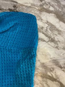 Blue Texture Tube Top XS-S