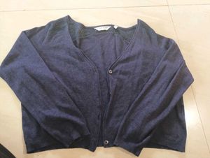 Navy Blue Cardigan
