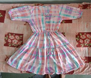 Cute Plaid Mini Dress