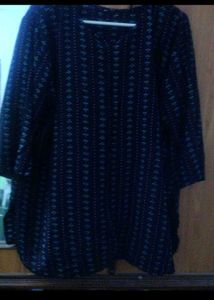 Patterned Tunic Top