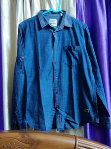 Roadster Navy Blue Shirt